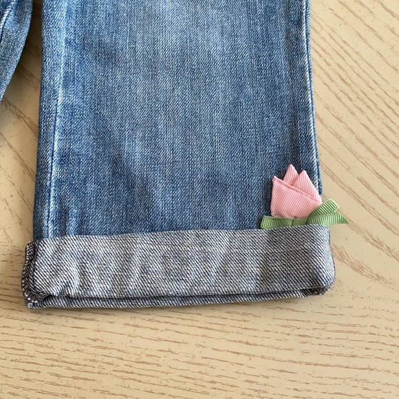 NWT Gymboree Girls size 3 Capri jeans. - Picture 2 of 5